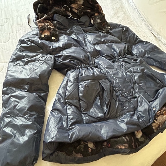 POPFLEX Pearl Peplum Puffer Jacket. New with Tags. Originally $220.00 - Picture 14 of 14